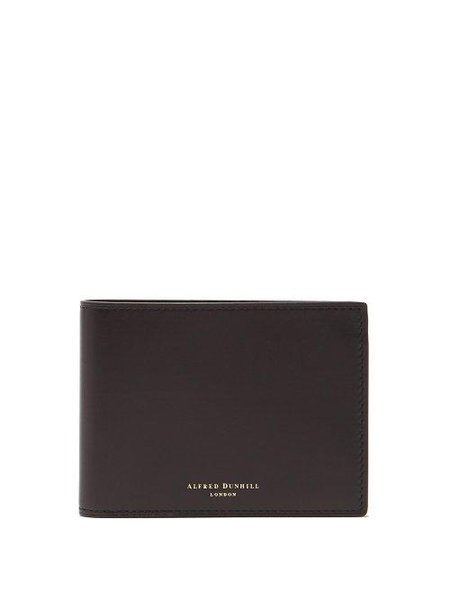 Matchesfashion.com Dunhill - Duke Leather Bi Fold Wallet - Mens - Black