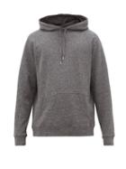 Matchesfashion.com Sunspel - Cotton Hooded Sweatshirt - Mens - Charcoal