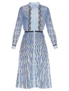 Mary Katrantzou Silcott Snuffbox-print Silk And Cotton-blend Dress