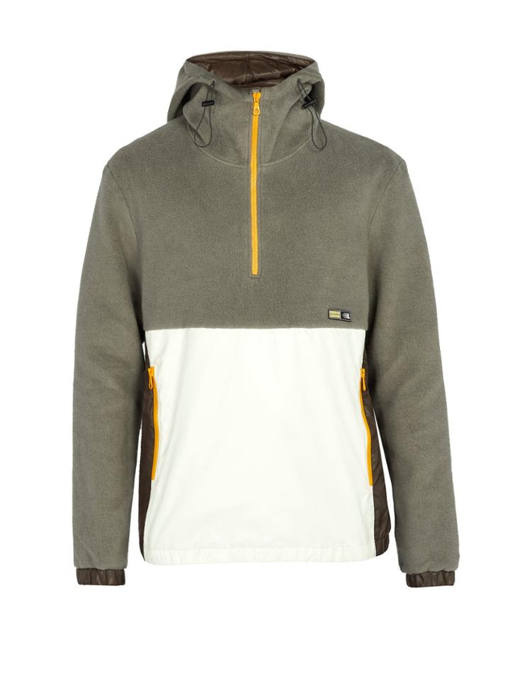 Lanvin Nylon-panel Fleece Jacket
