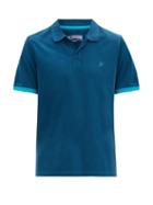 Matchesfashion.com Vilebrequin - Palan Logo-embroidered Cotton Polo Shirt - Mens - Blue