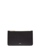 Matchesfashion.com A.p.c. - Willow Foiled Logo Leather Wallet - Womens - Black