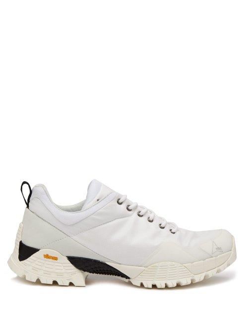 Matchesfashion.com Roa - Oblique Low Top Trainers - Mens - White