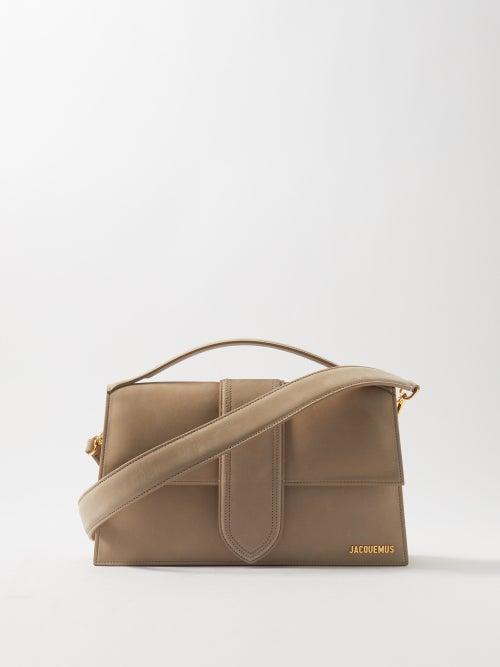Jacquemus - Le Bambinou Leather Bag - Womens - Dark Beige