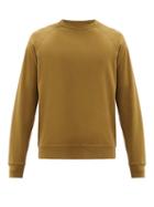 Matchesfashion.com Ymc - Schrank Garment-dyed Cotton-jersey Sweatshirt - Mens - Dark Green