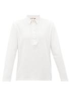 Matchesfashion.com Barena Venezia - Saraca Cotton-jersey Polo Shirt - Mens - White