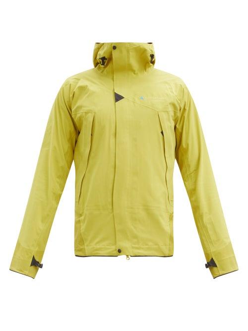 Matchesfashion.com Klttermusen - Allgrn Technical-shell Hooded Jacket - Mens - Yellow