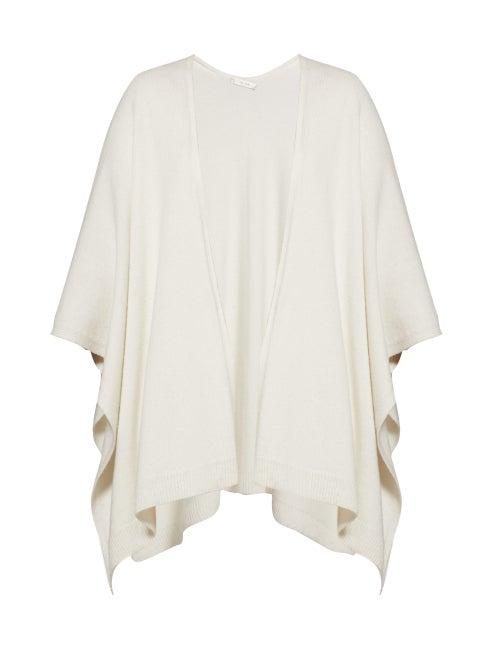 Matchesfashion.com The Row - Hern Step Hem Cashmere Cape - Womens - Ivory