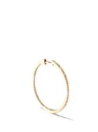 Ladies Fine Jewellery Jacquie Aiche - Diamond & 14kt-gold Single Hoop Earring - Womens - Yellow Gold