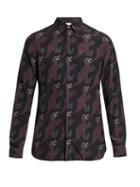 Paul Smith Dino-print Point-collar Shirt