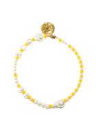 Ladies Jewellery Timeless Pearly - Pearl, Beaded & 24kt Gold-plated Choker - Womens - Pearl
