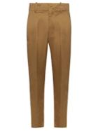 Isabel Marant Étoile High-rise Tapered-leg Cotton Chino Trousers