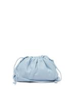 Matchesfashion.com Bottega Veneta - The Pouch Small Leather Cross-body Bag - Womens - Light Blue