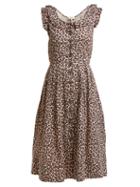 Matchesfashion.com Sea - Lottie Leopard Print Midi Dress - Womens - Leopard
