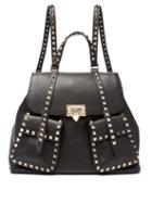 Matchesfashion.com Valentino - Rockstud Leather Backpack - Womens - Black