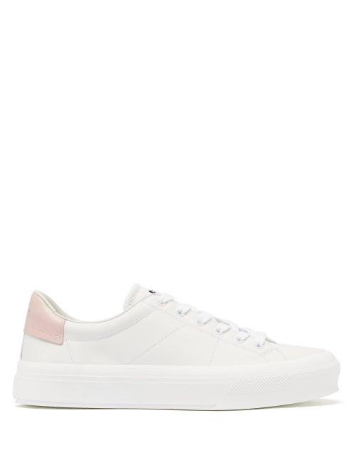 Givenchy - City Court Leather Trainers - Womens - Pink White