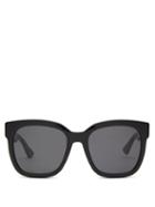 Matchesfashion.com Gucci - Gg Square Frame Acetate Sunglasses - Womens - Black