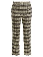 Lanvin Bois Joli-print Slim-leg Cropped Trousers