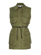 Elizabeth And James Nikki Cargo Sleeveless Jacket