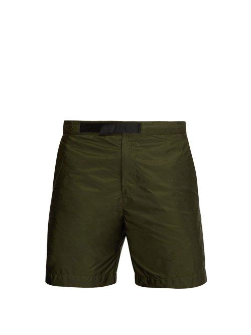 Matchesfashion.com Prada - Nylon Swim Shorts - Mens - Khaki