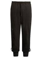 Y-3 Dropped-crotch Washed Cotton-jersey Track Pants