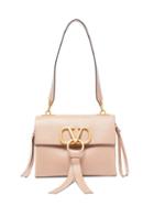 Matchesfashion.com Valentino - V Ring Small Leather Shoulder Bag - Womens - Light Pink