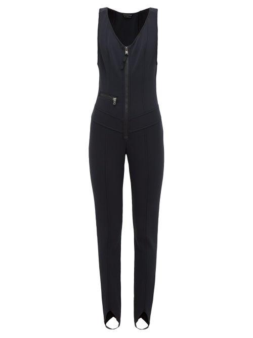Matchesfashion.com Bogner - Belina Sleeveless Soft Shell Ski All In One - Womens - Black
