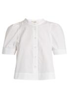 Sea Short-sleeved Cotton-poplin Shirt