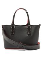 Ladies Bags Christian Louboutin - Cabata Mini Spike-embellished Leather Tote Bag - Womens - Black
