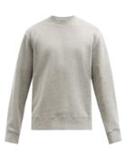 Mens Rtw Folk - Cotton-jersey Sweatshirt - Mens - Grey
