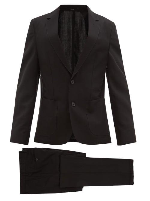 Matchesfashion.com Paul Smith - Single-breasted Slim-fit Wool Suit - Mens - Black