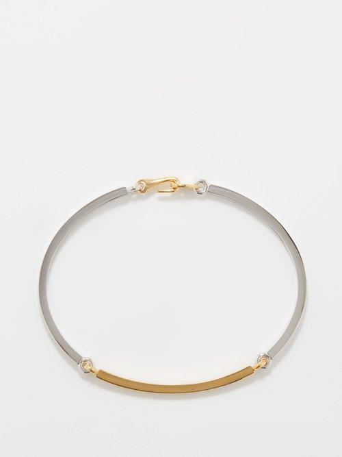 Maor - Caelum 18kt Gold Bracelet - Mens - White Yellow Gold