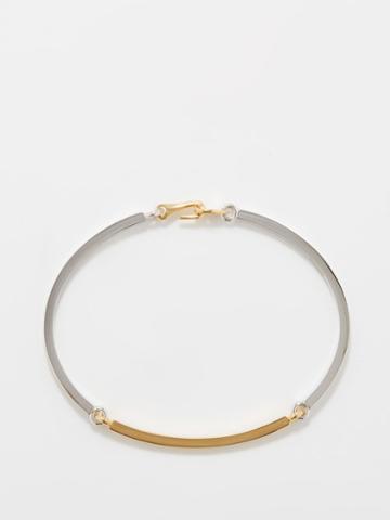 Maor - Caelum 18kt Gold Bracelet - Mens - White Yellow Gold