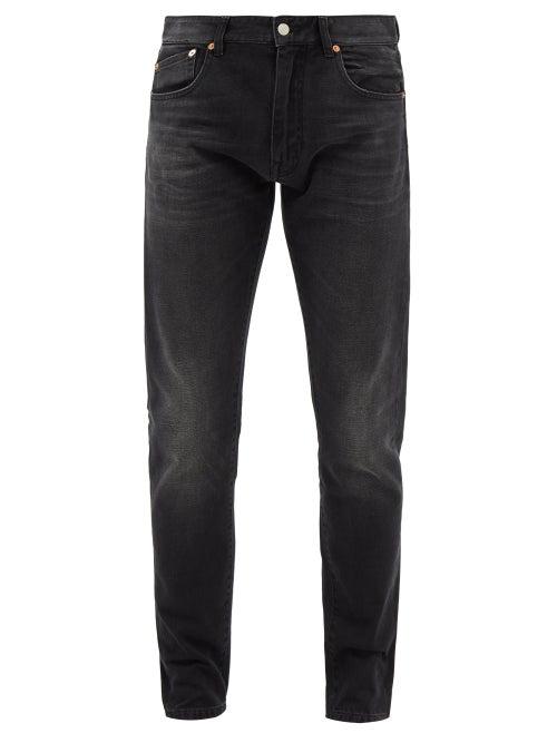 Belstaff - Longton Washed Slim-leg Jeans - Mens - Dark Grey