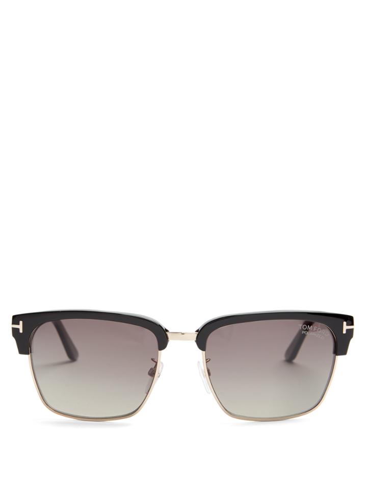 Tom Ford Eyewear River Vintage Polarized Sunglasses