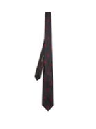 Alexander Mcqueen Dancing Skeleton Silk Tie