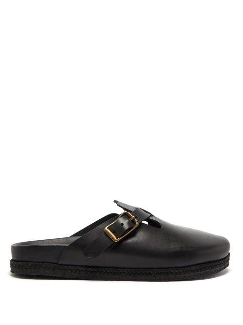 Matchesfashion.com Yuketen - Bostonian Leather Mules - Mens - Black