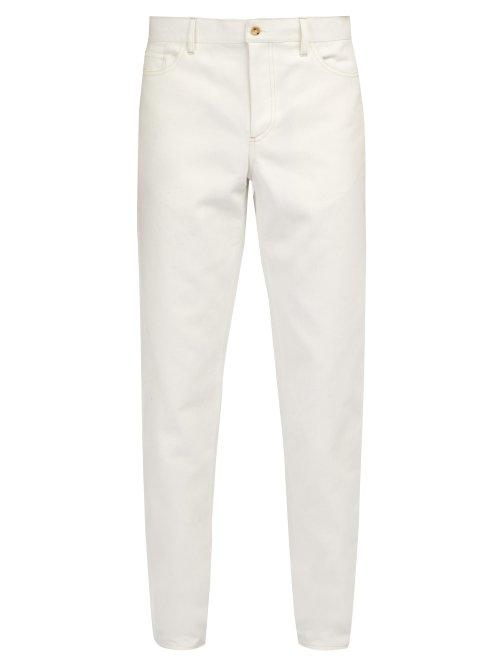 Matchesfashion.com De Bonne Facture - Tapered Leg Jeans - Mens - White