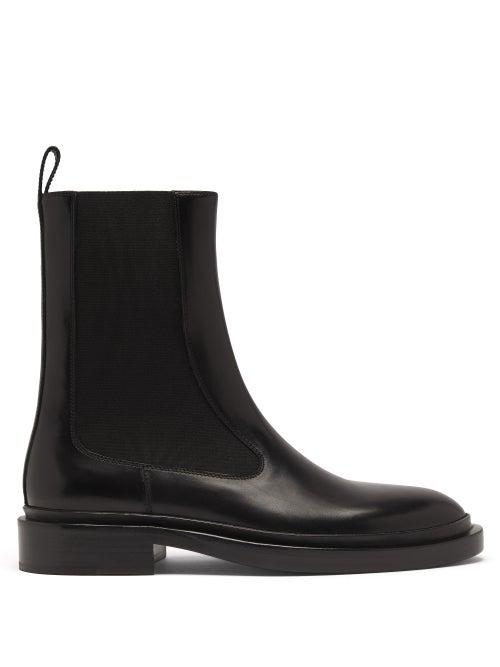 Ladies Shoes Jil Sander - Leather Chelsea Boots - Womens - Black