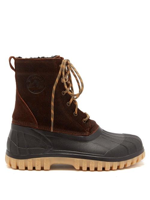Diemme - Anatra Suede Rain Boots - Womens - Dark Brown