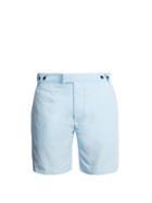 Matchesfashion.com Frescobol Carioca - Tailored Swim Shorts - Mens - Light Blue