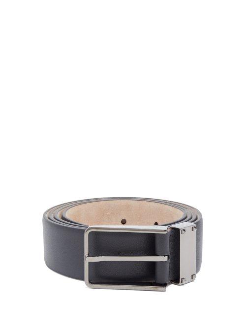 Matchesfashion.com Valentino - Micro Rockstud Embellished Leather Belt - Mens - Black