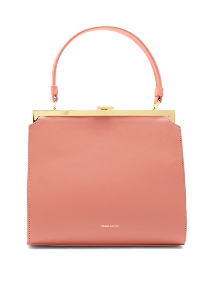 Mansur Gavriel Elegant Leather Top-handle Bag