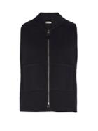 Connolly Zip-through Knitted Cotton Gilet