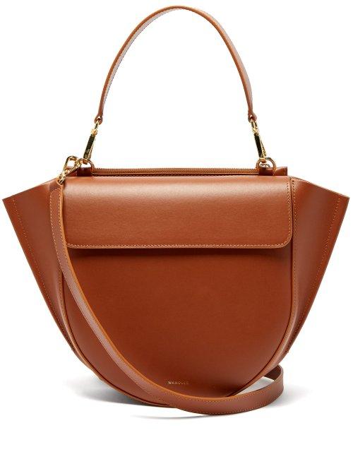 Matchesfashion.com Wandler - Hortensia Medium Leather Cross Body Bag - Womens - Tan