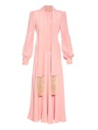 Hillier Bartley Bell-sleeve Silk Gown