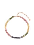 Ladies Fine Jewellery Shay - Rainbow Diamond & 18kt Rose-gold Necklace - Womens - Multi