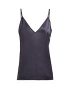 Matchesfashion.com Raey - V Neck Satin Camisole - Womens - Dark Navy