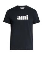 Ami Logo-print Cotton T-shirt