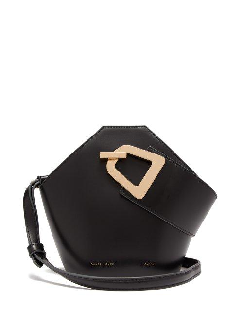 Matchesfashion.com Danse Lente - Johnny Mini Leather Bucket Bag - Womens - Black